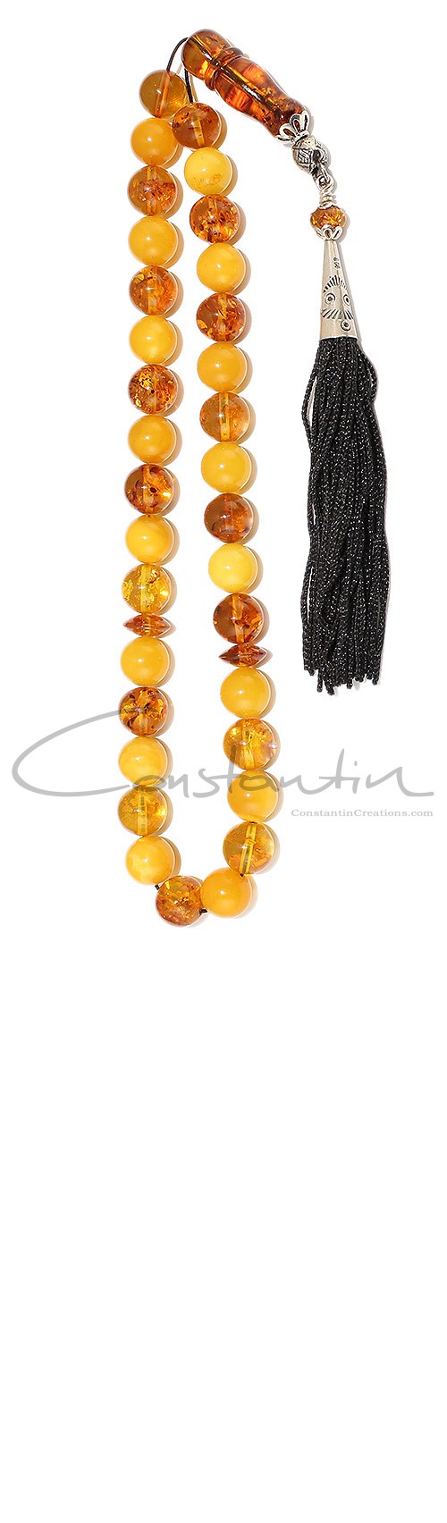 Combination of  Two Natural Amber Colors. 