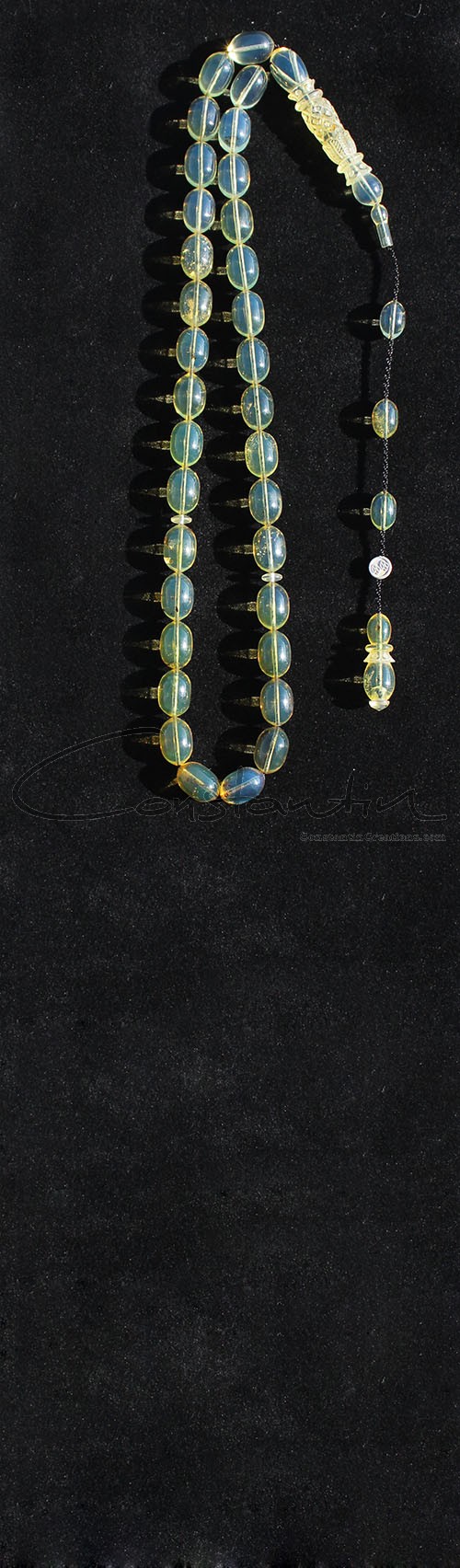 Blue-amber-worry-beads-komboloi-Dominik-mavi-kehribar-tesbih-المسبحه-الدومينيكان-كهرمان-الأزرق-natural 