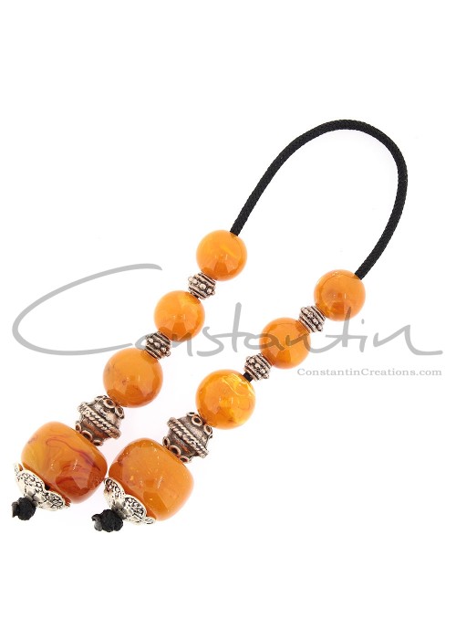 Hand crafted Greek Begleri made of solid and durable, special resin material.