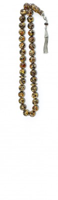 Mosaic amber, Worry beads set, made of selected natural amber.