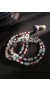 Sparkling, double strand, handmade beaded necklace.