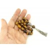 An elegant set, made of  The world famous Tiger's Eye, with the characteristic deep Brown Color.