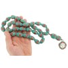 Set of 33 not identical, large and heavy, vintage beads with two additional beads.