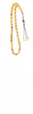 Handy size, traditional style, amber worry beads set.