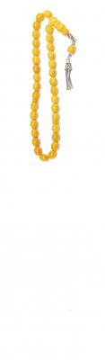 Small but complete worry beads set made of selected, natural dark Yellow Baltic amber.