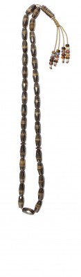 33 beads, complete, traditional style set. Pressed amber beads , made of 100 % natural amber. 