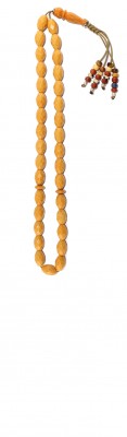 Handy size, complete, traditional style set. Pressed amber beads , made of 100 % natural amber. 