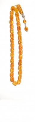 Honey natural amber worry beads