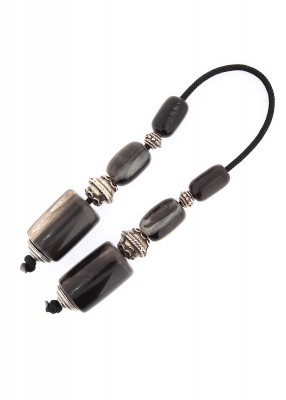 Greek, mini komboloi (begleri) made of Water Buffalo horn.