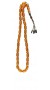 Clasic worry beads set  made of  Vintage Transparent  dark Yellow Faturan.