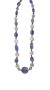 Ethnic style,necklace made of vintage, Lapis Lazuli, Turquise and Jade mineral stone beads.