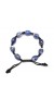 Sodalite semi precious stone knotted bracelet