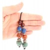 Perfectly balanced, pocket size set with 8 main beads in fine symmetrical shape and various sizes. 