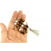 An elegant set, made of  the world famous Tiger's Eye, with the characteristic deep Brown Color.