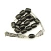 15 selected beads and traditional head bead, decorated with antique finished sterling silver 925° parts.