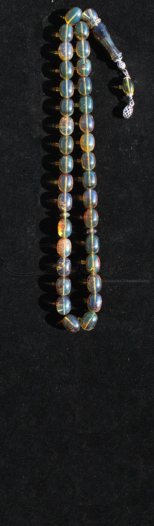 Blue-amber-worry-beads-komboloi-Dominik-mavi-kehribar-tesbih-المسبحه-الدومينيكان-كهرمان-الأزرق-natural