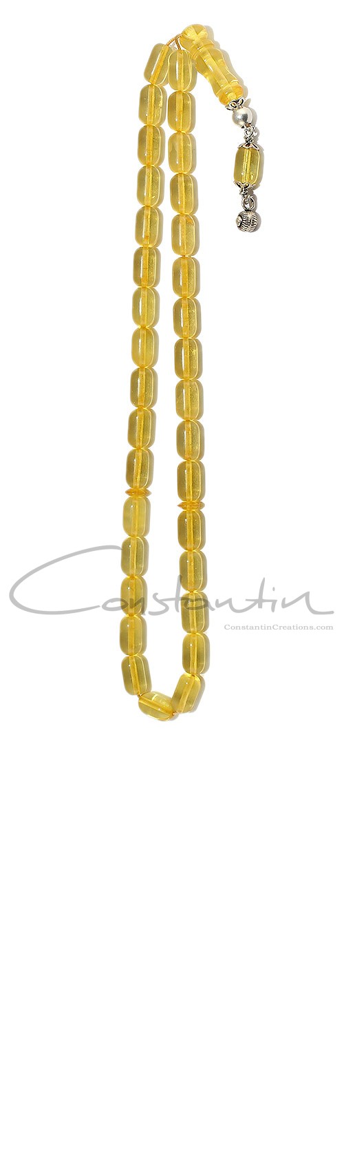 Transparent, light Yellow natural amber set.