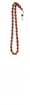 Oval beads, Natural Honey amber worry beads set. 