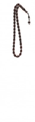 Small size , Oval beads, Natural dark Red amber worry beads set.