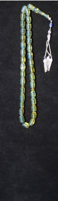Natural Dominican Blue Amber Worrybeads set.