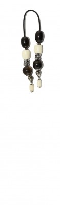 Mini worry beads (begleri) made of bone, Horn and silver.