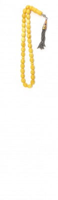 Handy size, traditional style, natural amber worry beads set.