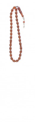 Olive shape, Amber worry beads set, made of 100 % natural amber, pressed.