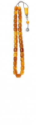 Worry beads set made of selecetd natural amber beads.