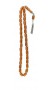 Vintage Transparent  dark Yellow Faturan worry beads set.