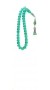 Collectable Transparent, Turquoise Blue Faturan worry beads.