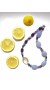 Inspired by Lemon ! Unique design, handcrafted beaded necklace of mineral gemstones.