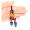 Perfectly balanced, pocket size set with 8 main beads in fine symmetrical shape and various sizes.