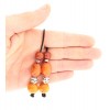 Perfectly balanced, pocket size set with 6 main beads in fine symmetrical shape and various sizes.