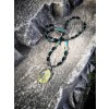 Black Onyx, Turquise , Hematite and Lemon quartz mineral stone beads. 