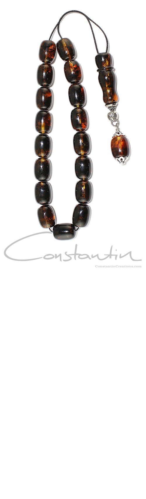 Greek style Komboloi, made of Pressed amber beads, made of 100 % natural amber.