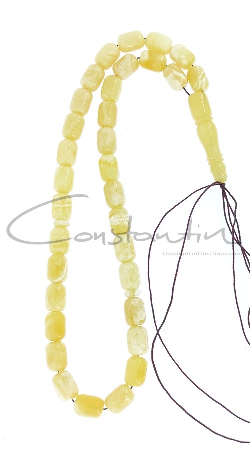 natural amber worry beads/tespih