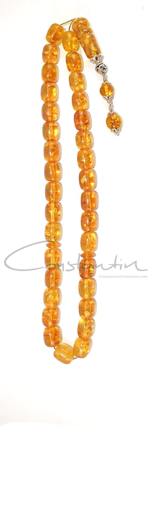 Honey natural amber worry beads