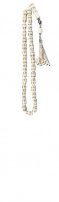 Traditional style, worry beads set with bone beads, decorated with copper.