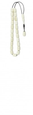 Pocket size, worry beads set made of natural Camel bone and silver.