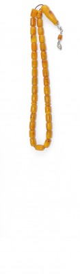 Worry beads set, made of dark Yellow natural amber.