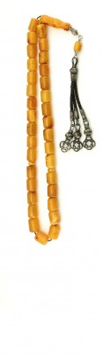 All time Classic, worry beads set, made of dark Yellow natural amber.Traditional handcrafted decoration.