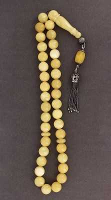 natural amber worry beads/tespih