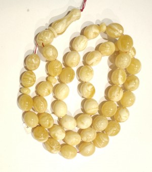 Premium natural amber worry beads / tespih
