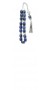 Original, Greek komboloi made of natural Blue Sodalite and silver.