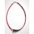 Handcrafted necklace with special character, made of genuine coral and hematite gemstone beads. 